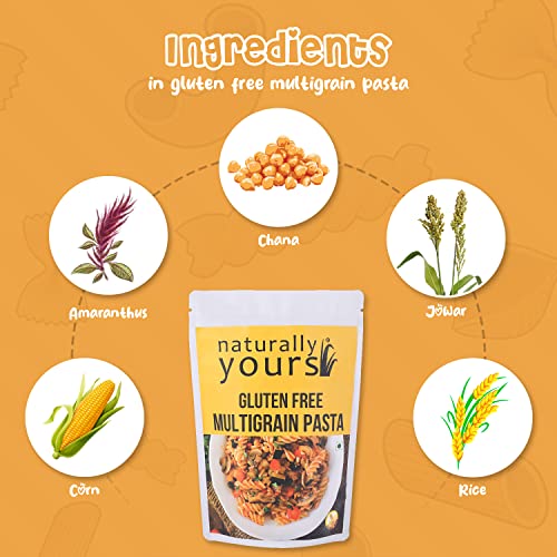 Image of naturally yours Multi Millet Noodles & Multigrain Pasta, Preservative Free, 180 Gram