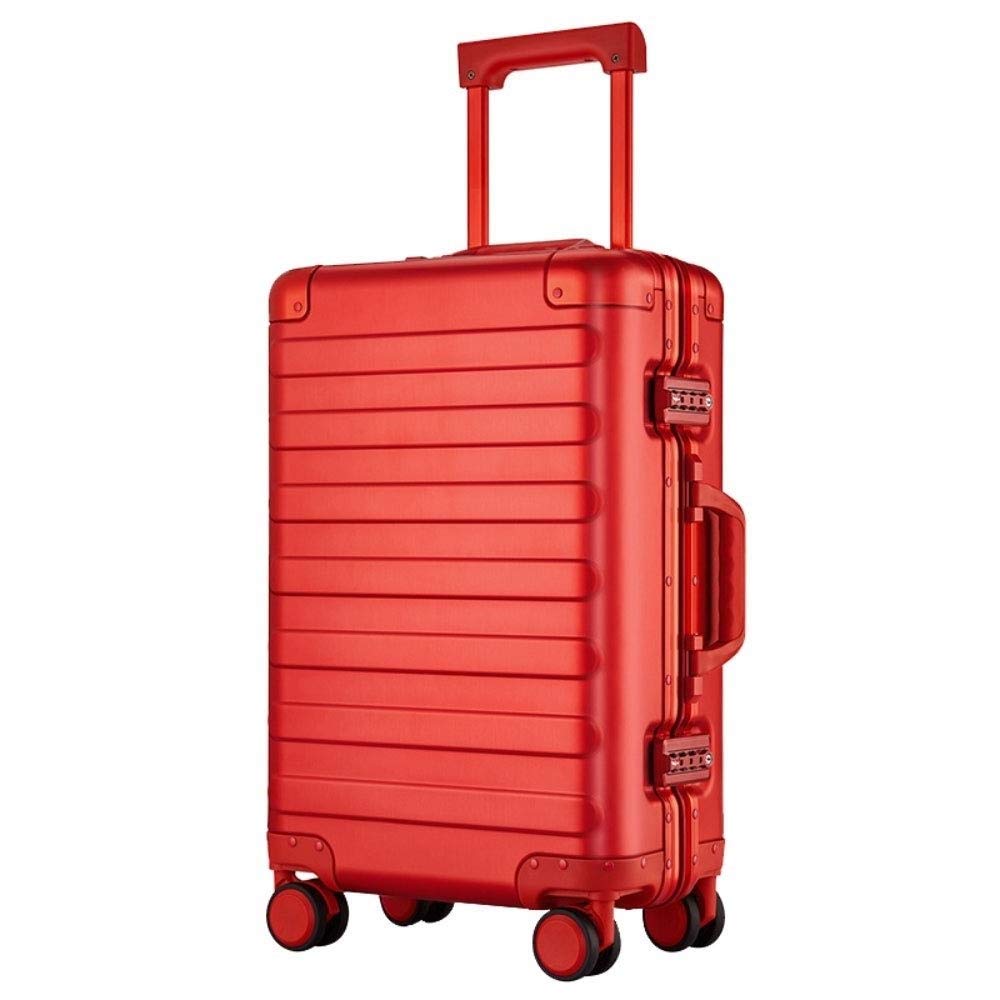 YWAWJ Luggage Case，Portable Expandable Scratch-proof Universal Wheel Aluminum Frame Combination PC Material Business Boarding Luggage Case, for Travel Business 20 Inch Multiple Colors to Choose From