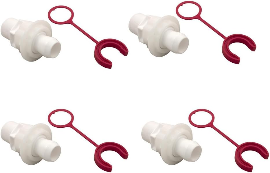 Polaris P133 Softube Quick Connect Booster Pool Pump Supply Fitting Part, 4 Pack