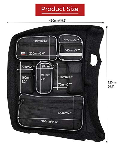 Organizador de tapa Electra Glide Kemimoto Tour Pack 2014-2023 7