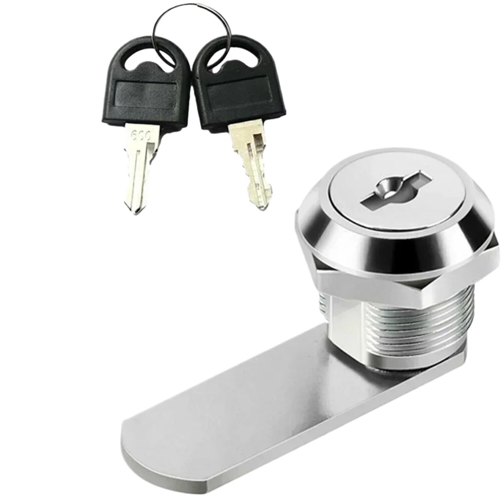 Dsfihjo 2Pcs 16Mm Mailbox Lock 4 Sizes Mailbox Lock With 2 Keys For File Cabinet Tool Box Locker Cam Security Furniture Hardware Door Mail(2Pcs 16Mm)