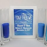 Wedding Candles - Candle Holders - Blended Family Wedding Sand Ceremony Set, Shadow Box Kit, Unity...