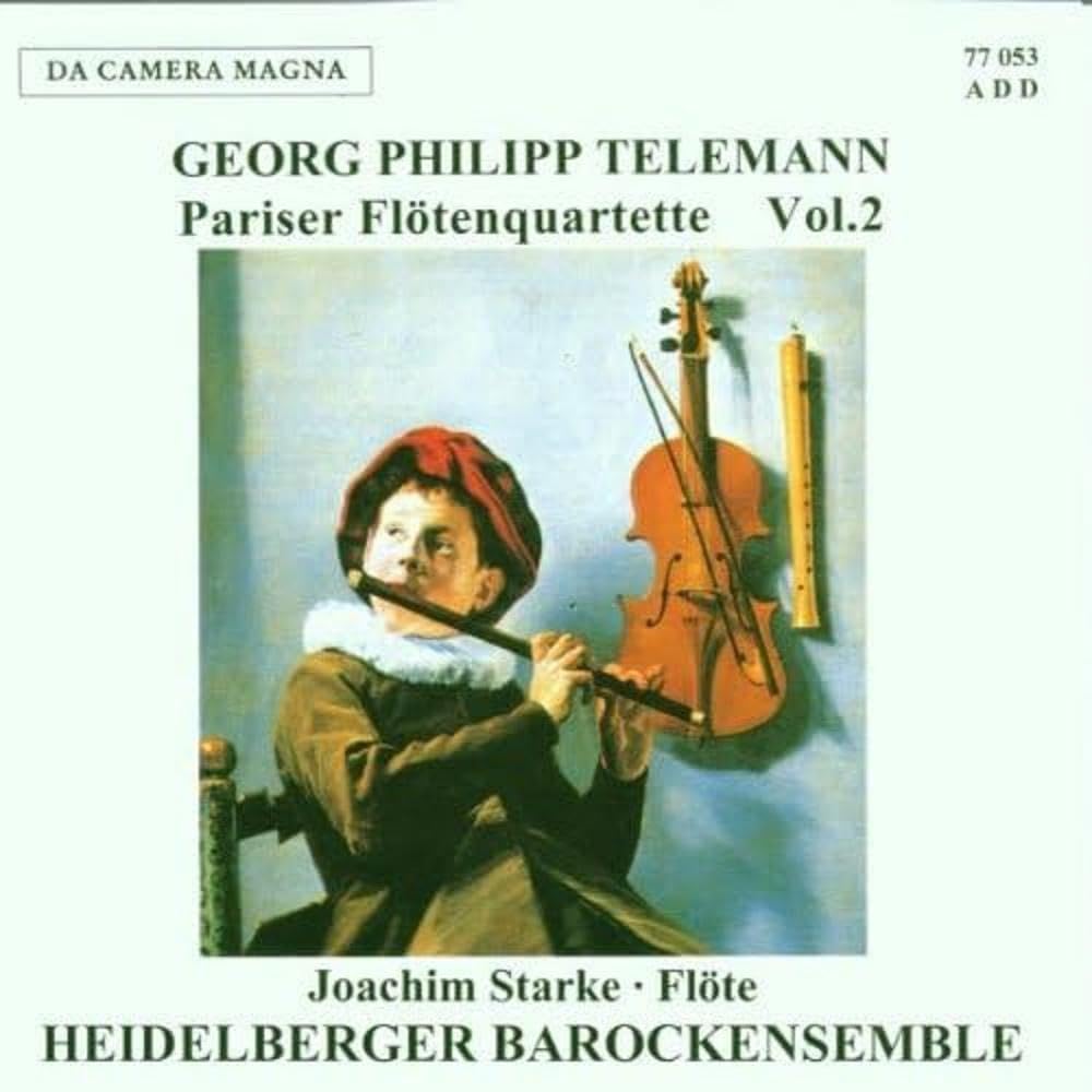 Georg Philipp Telemann: Flute Quartet Vol. 2