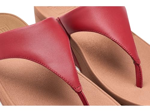 Image of FitFlop Womens Lulu Leather Toe Post Sandals
