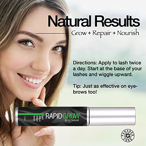 2PACK - Eyelash Growth Serum for Thicker, Longer Lashes | Organic Eyebrow Growth Serums for Luscious, Fuller Brows | Serums for Eyelashes and Eyebrows | Eyelash Treatment Enhancers to Prevent Thinning