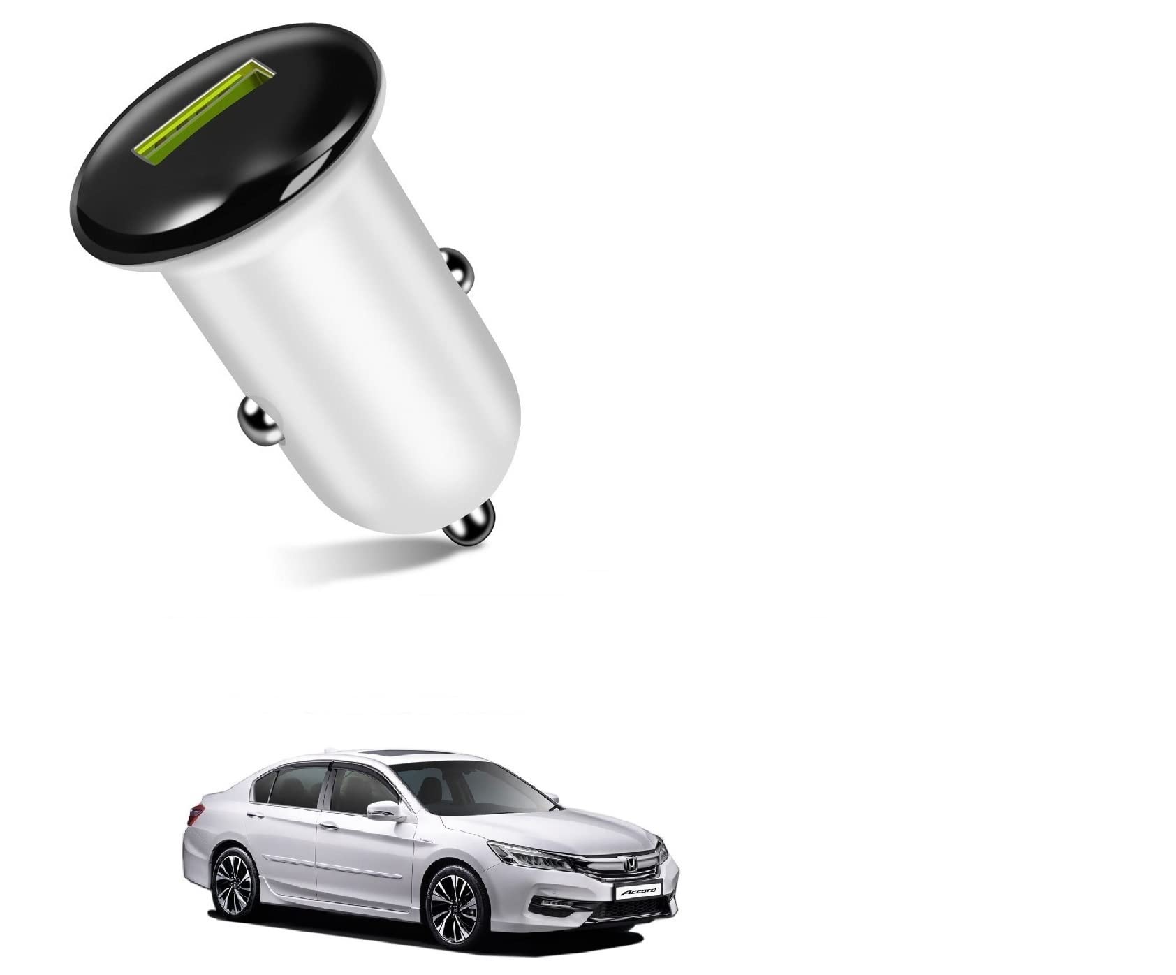 AUTO Addict CAR Charger Fast (Quick,1 Port) Single USB Charger for Honda Accord