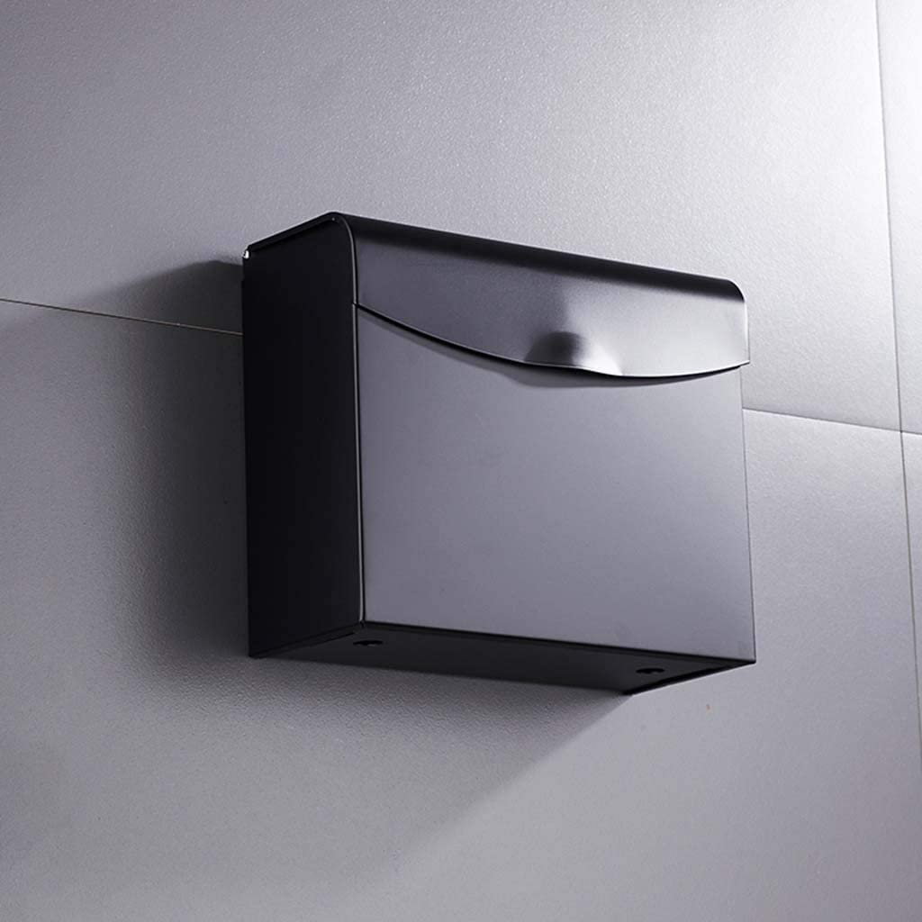 BKEKM Dispenser Salviette Dispenser di Asciugamani di Carta a Parete Dispenser di Asciugamani in Alluminio per Spazio Impermeabile Porta Asciugamani di Carta Multi Origami Moda