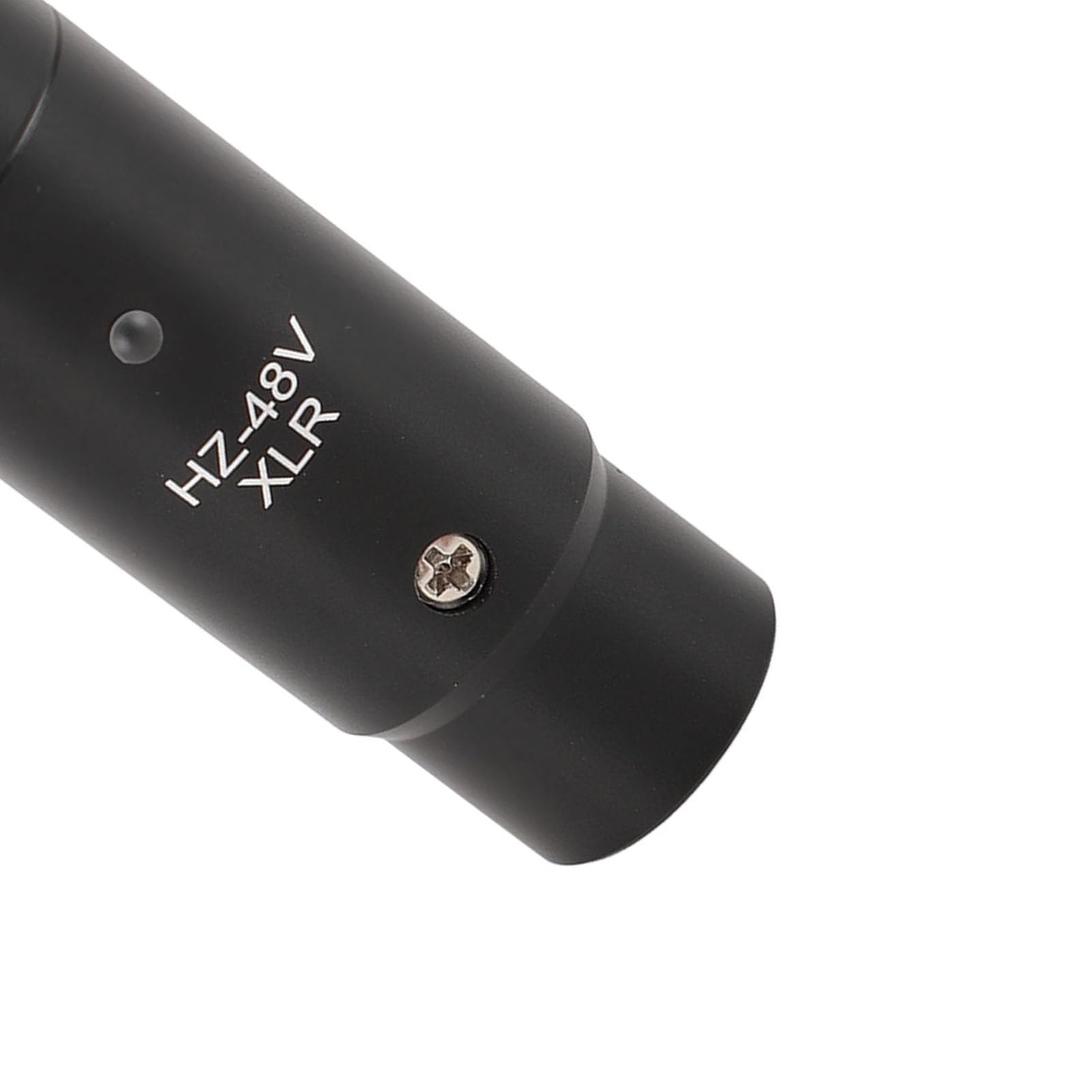 Adaptateur Microphone à Alimentation Fantôme 48 V vers XLR Mâle avec Sortie de Signal équilibrée pour écouteurs, Micros Cravate, Micros à Condensateur pour Instruments, Plage de
