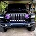 Beast Eyes Headlight Decals Pair for Jeep, 2024 New Eye Decal for Jeep Wranglers Headlights, Car Accessories for Men Women, 3D Round Eyes Headlight Decal Stickers for Truck Car Bumper Decoration 2pcs