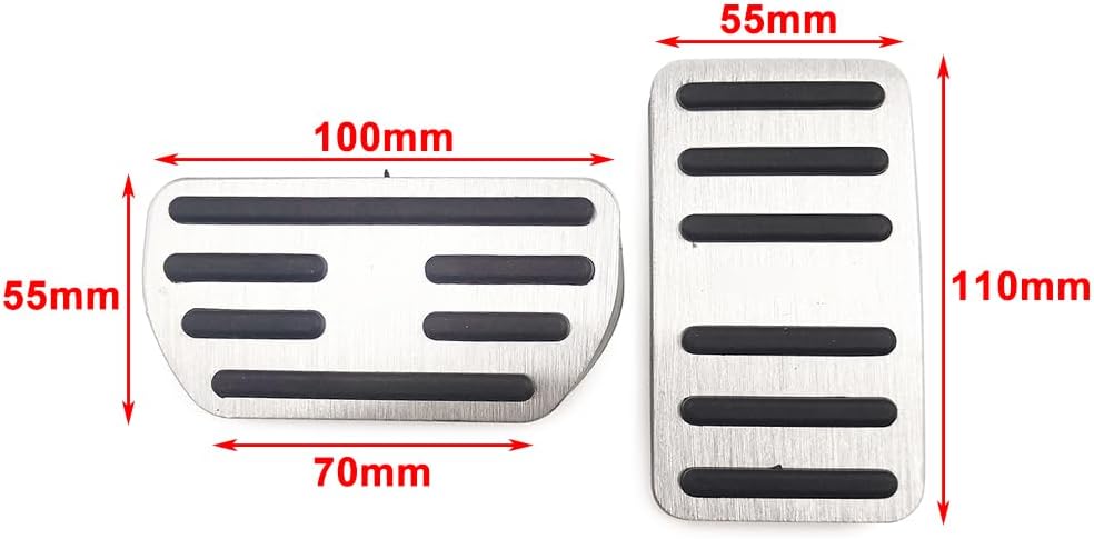 Blue Car Foot Pedal Pads Car Brake Pedal Cover Replacement for Haval H2 H4 H6 M6 F5 F7