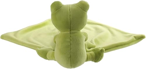 Miniatura 4 de Apricot Lamb Manta de seguridad de animales de peluche, rana verde, manta de personajes para bebé, manta de lujo para acurrucarse (rana verde, 13