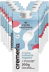 Creme de Leite Vegetal Cremeria A Tal da Castanha 200g - 12 unidades