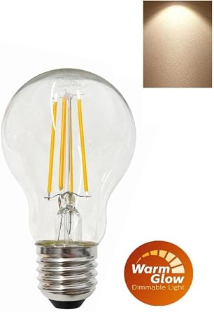 Osram Value 6,5W (60W) A60 Dim Rustik Led Ampul E27 Sarı Işık - Işığı Kısılabilir Filamentli Lamba