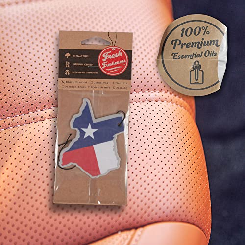 Image of Air Freshener Scented with Essential Oils (Texas Flag)