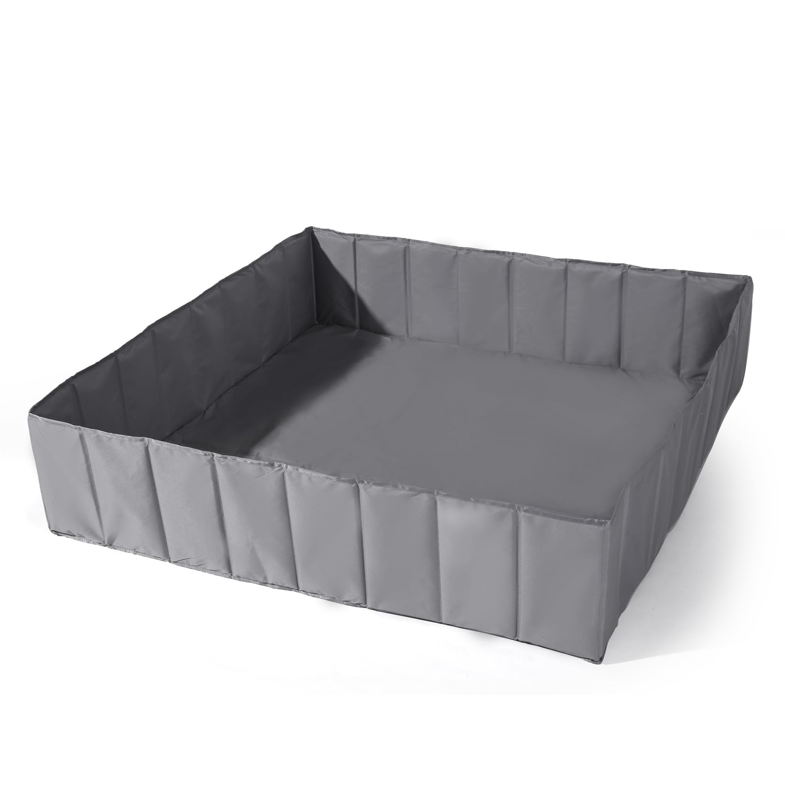 GOGOSO 48x48 Inch Sandbox for Kids -Large Sand Pit for Backyard Fun, Outdoor Playtime, Foldable Ball Pit, Awesome Birthday Gift! (Sand Not Included)