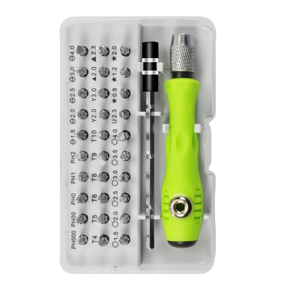 Magnetic Mini Screwdriver Set with Case, 32 in 1 Precision Screwdriver Set with 30 Bits, Pocket Manual Screwdriver Tool Set, Repair Tool Kit for Computer, Cellphone, Game Console, Watch, Eyeglasses