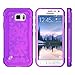 Galaxy S6 Active Case, Cimo [Grip] Premium Slim TPU Flexible Soft Case for Samsung Galaxy S6 Active (2015) - Purple