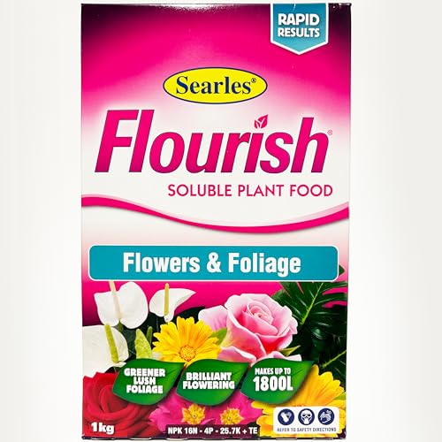 Searles Flowers and Foliage Soluble Flourish Fertiliser, 1kg