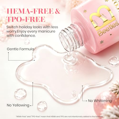 Image of Beetles Gel Base and Top Coat Set Holiday Limited Edition 2PCS 15ML