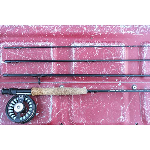 Temple Fork Outfitters Nxt Black Label Freshwater Saltwater Fly Fishing Rod & Reel Kit, 5Wt 9'0'' (Tf-05-90-4-Nxt-Blk-K) #TOP4