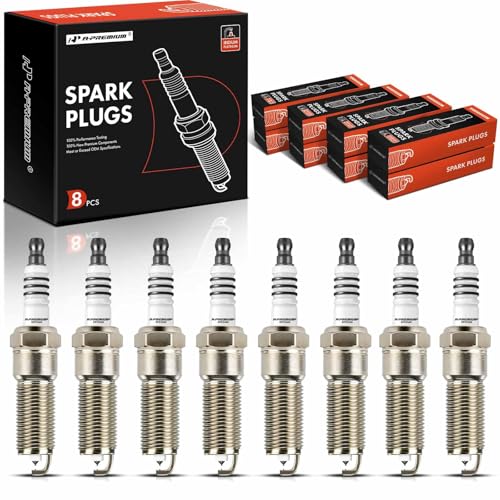 A-Premium Iridium Platinum Spark Plugs (Pack of 8)