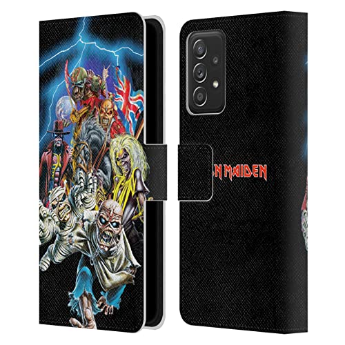 Étui Iron Maiden Samsung A53 5G évite les rayures d'écran - Housse portefeuille cuir