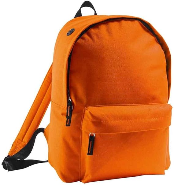 Orange Bright Coloured Backpack, Rucksack / Back to School Essential