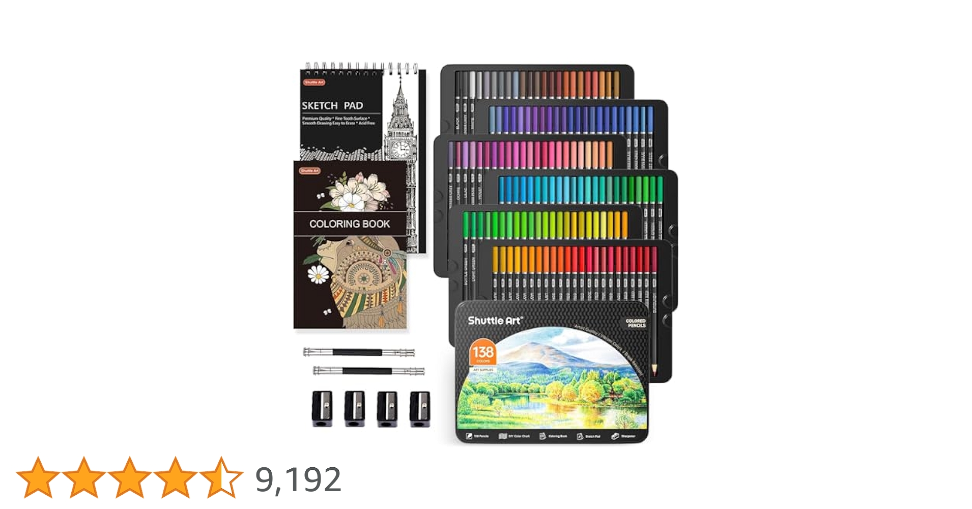 Shuttle Art 色鉛筆 138色 Amazon | Shuttle Art 色鉛筆 138色セット 油性色鉛筆 カラー