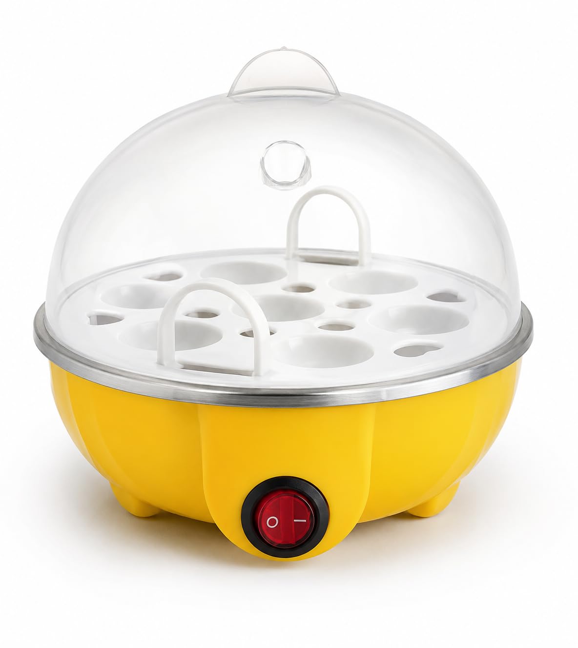 Electric Egg Boiler | 350 Watt | Boils Upto 7 Eggs | Automatic Operation, 3 Boiling Modes | Overheat Protection | Stainless Steel Heating Plate, Measuring Cup | 75ml | Plastic | White-image-18