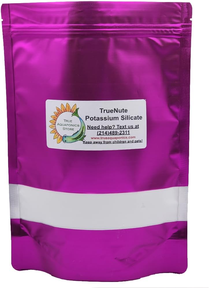 TrueNute Potassium Silicate in 16 Oz Packs, for Aquaponics, Hydroponics, Soil Drench and Foliar Spray to Correct Potassium and Silicate Deficiencies