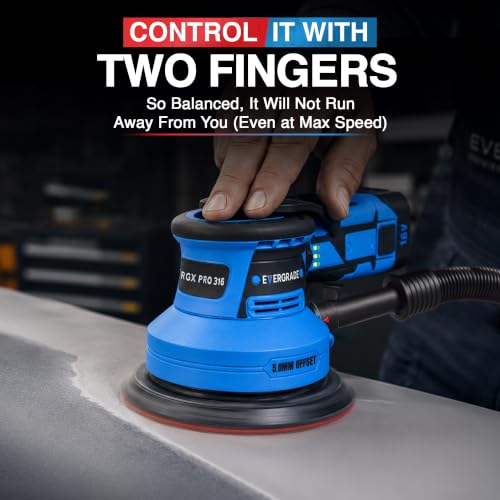 EVERGRADE RGX Pro Cordless DA Sander