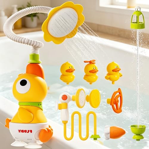 FIRRLUCO Bath Toys with Sprayer