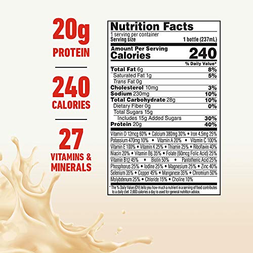 Boost High Protein Balanced Nutritional Drink, Very Vanilla, 8 Ounce Bottle (Pack Of 24) #TOP1