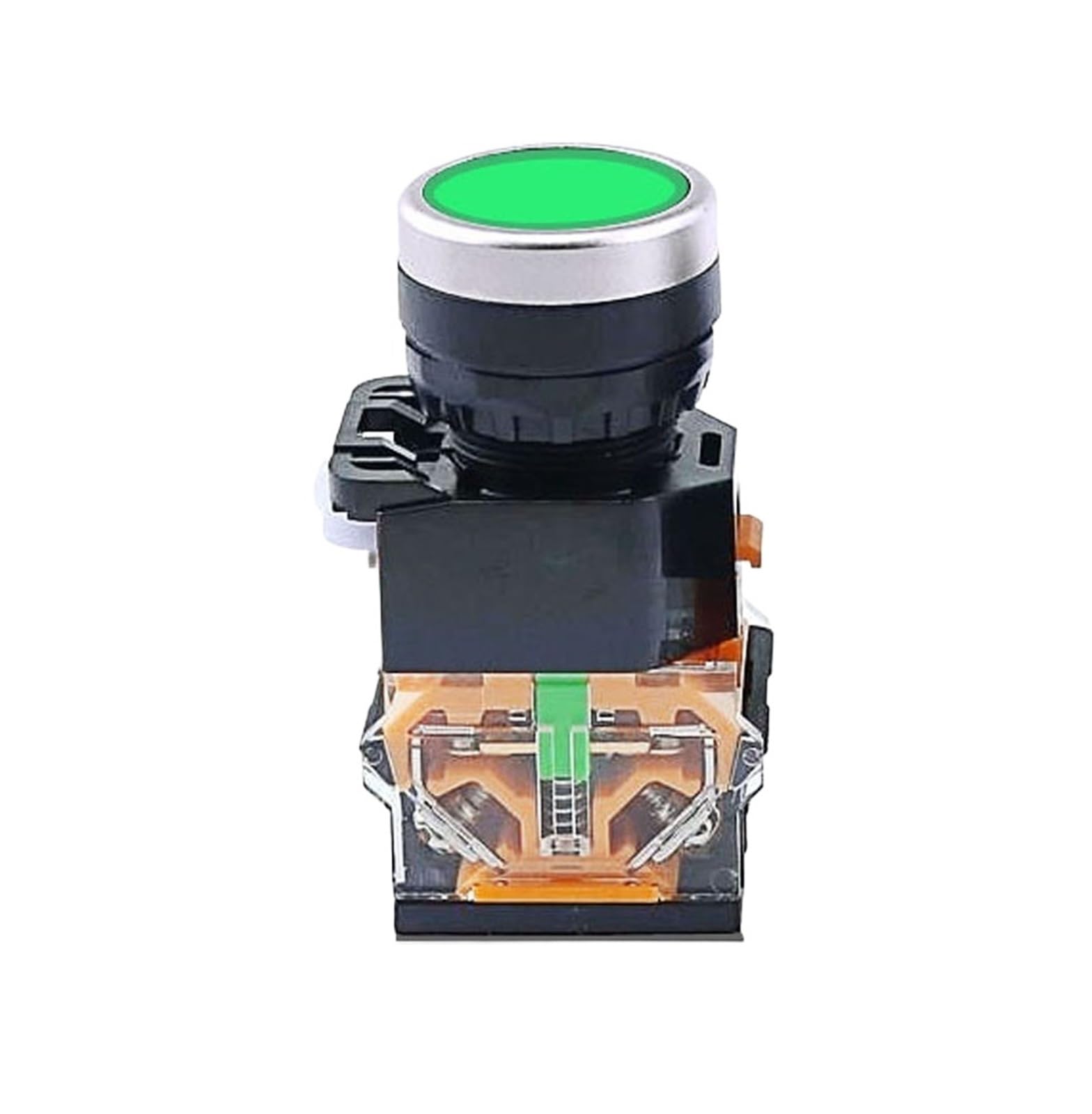 JNURGWLYH LA38 2 Position 1NO /1NC with LED Indicator Light 22mm Push Button Switch Series Knob Switch(Vert)