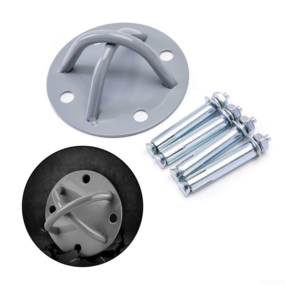 FUBESK Support de suspension mural salle de sport fitness 4 trous 1000 kg