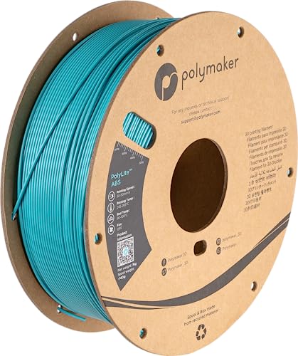 Image of Polymaker Glitter ABS Filament 1.75mm, Galaxy Teal 3D Printer Filament 1.75mm Heat Resistant 1kg - Twinkling ABS 3D Printing Filament, Strong & Durable, Dimensional Accuracy + /- 0.03mm