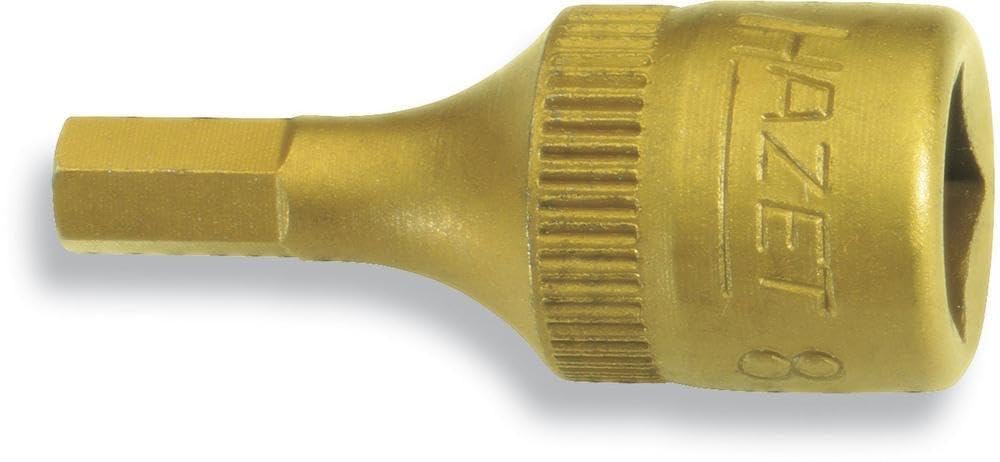 HAZET 8501-3 Hexagon Profile Screwdriver Socket - CVD-Tin Coated