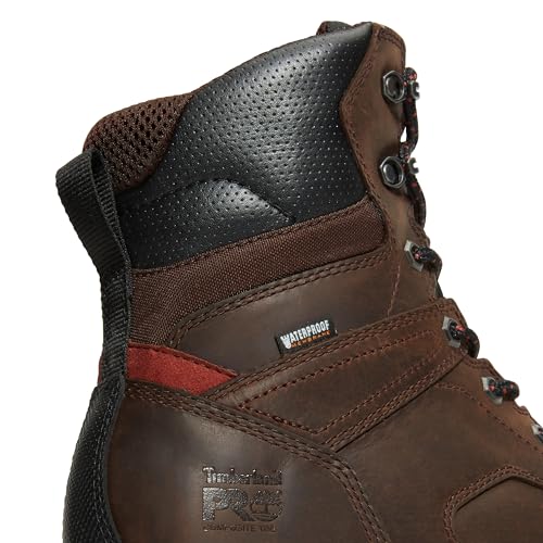 Timberland PRO Timberland PRO Men's TiTAN EV 8 Inch Composite Safety Toe Waterproof Insulated Industrial Work Boot, Brown-2024 NEW, 8 M US