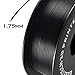 Geeetech PLA Filament 1.75mm, Neatly Wound Black 3D Printer Filament, Tangle-Free 1kg Spool (2.2lbs), Dimensional Accuracy +/- 0.02mm, Fits Most FDM 3D Printers