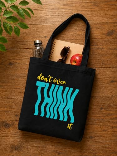 Image of DOODLE Premium Canvas Tote Bag for Women with Zip and Inner Pocket for Shopping, Office, Travel and Daily Use
