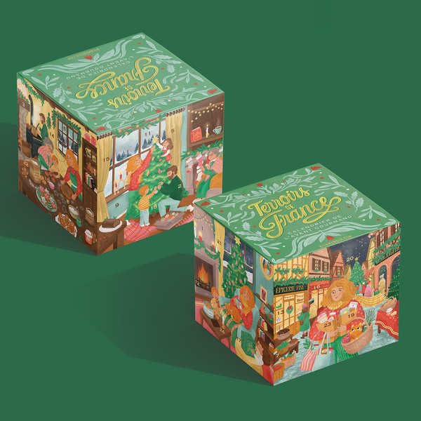 Calendrier de l'Avent Cube des Terroirs de France - 24 spécialités de nos régions à découvrir - Calendrier de l'avent gourmand et original - BienManger.com