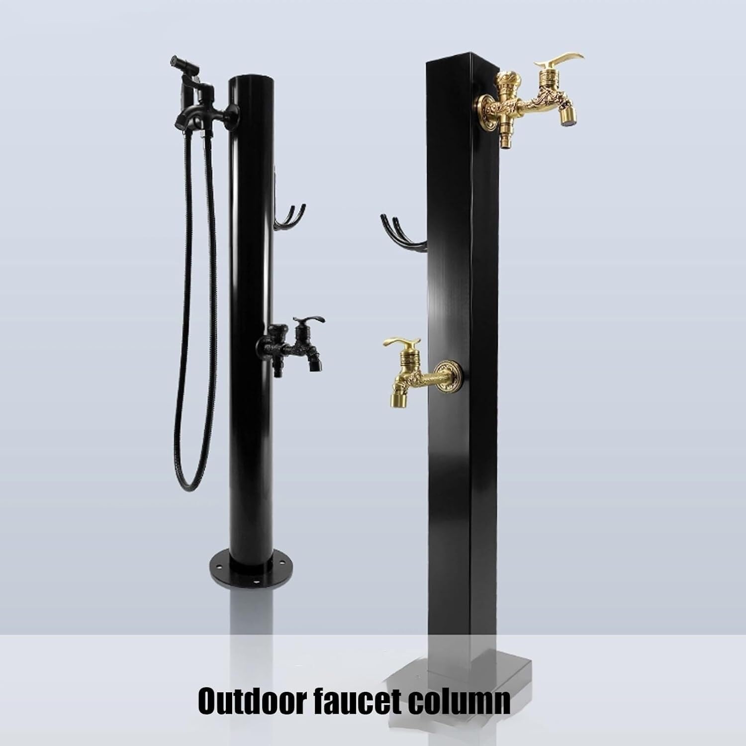 Robinet de jardin sur pied, Robinet de colonne d'eau de jardin en acier inoxydable 304