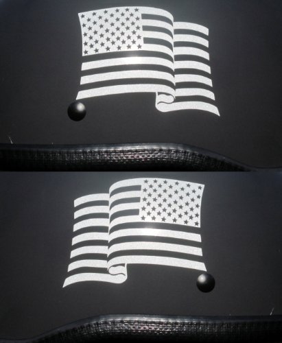 Reflective US Flag Set of 2-3