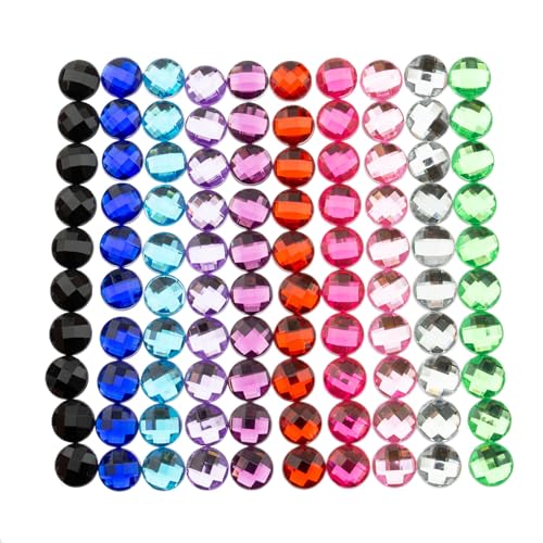 Strass 8 mm globe cut facettés à fond plat pour un éclat durable - 2