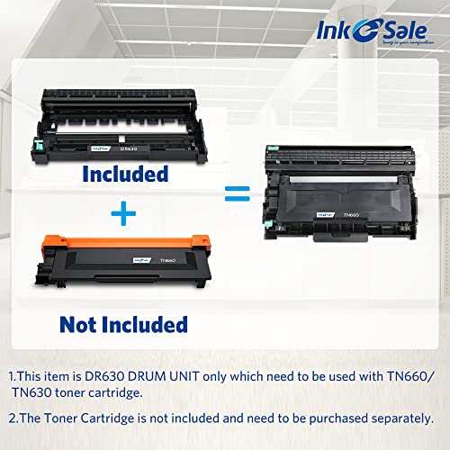 Ink E-Sale Compatible Dr-630 Drum Replacement For Brother Dr630 Drum For Hl-L2300D Hl-L2320D Hl-L2340Dw Hl-L2360Dw Hl-L2380Dw Mfc L2700Dw Mfcl2720Dw L2740Dw Dcp-L2520Dw Tray_Toners_Cartridges_Printer #TOP3