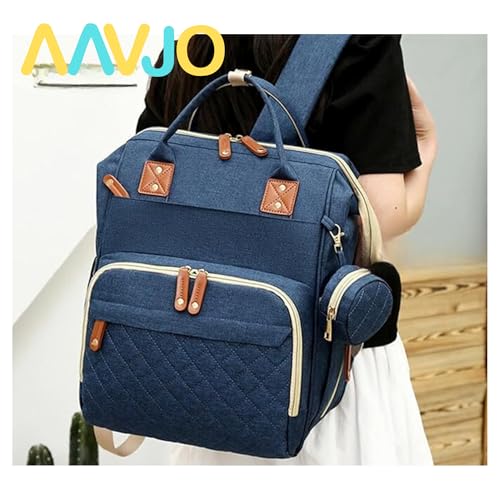 Image of Aavjo , Baby Diaper Bag for Mother, Maternity Backpack, Baby Travel Bag, Waterproof Diaper Pouch