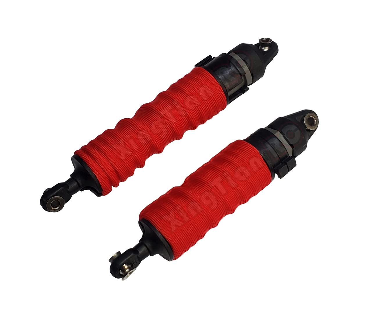 RXZIXYL Adjustable Oil Piggyback Shock Absorber 70-123mm with Remote Reservoir for 1/10 RC Crawler Axial SCX10 Wraith CAPRA RR10 TRX4 (100mm 2pcs)
