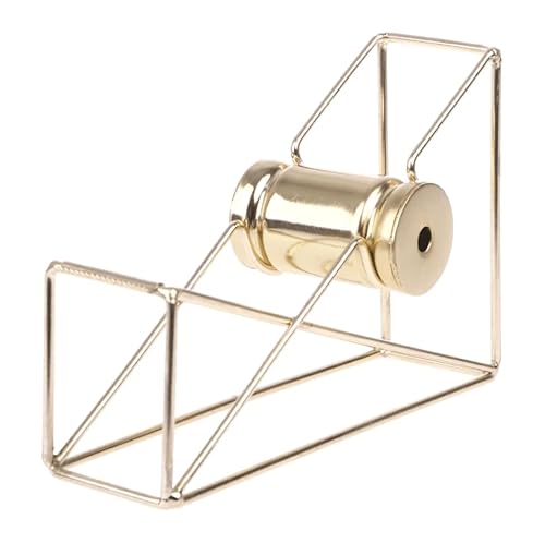 Porta Durex Chique Minimalista Dourado 12x3.5x8.5cm