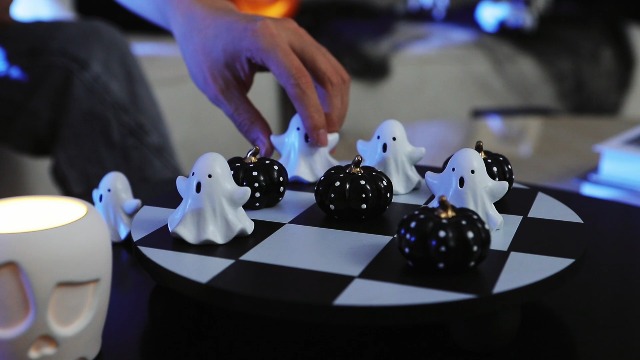 Amazon.com: WDS WONDROUS Halloween Decor Tic Tac Toe Game Set with