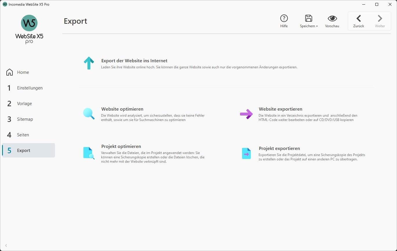 Website X5 Pro - Erstellen Sie WEBSITES UND ONLINESHOP in 5 Schritten - ohne Programmierkenntnisse ; 2 Geräte ; PC Aktivierungscode per Email